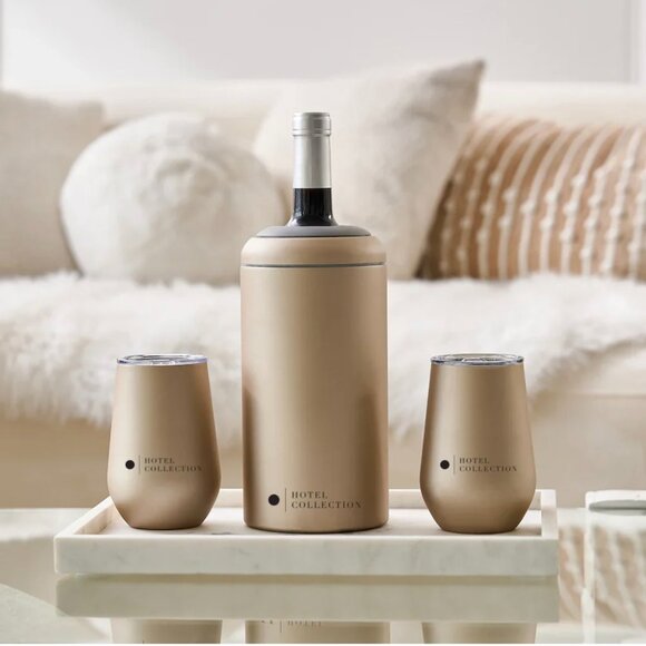 Wine Chiller and Tumbler Set, NWT - Picture 2 of 9